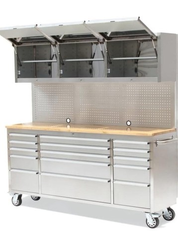 Large steel tool chest - large,