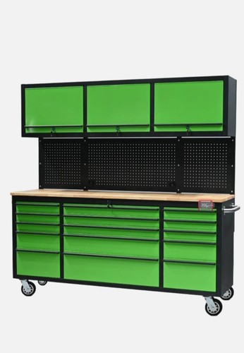 Large steel tool chest - steel,